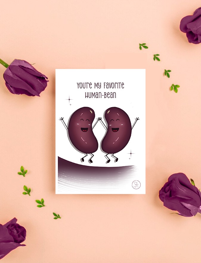 Love/friendship card bean